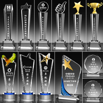  K9 crystal trophy medal customization Thumb creative trophy production company School childrens competition trophy customization