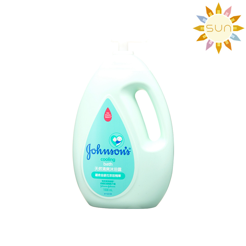 Macau Hong Kong version Johnsons Jiaosheng Baby Natural refreshing Shower Gel 1000ml