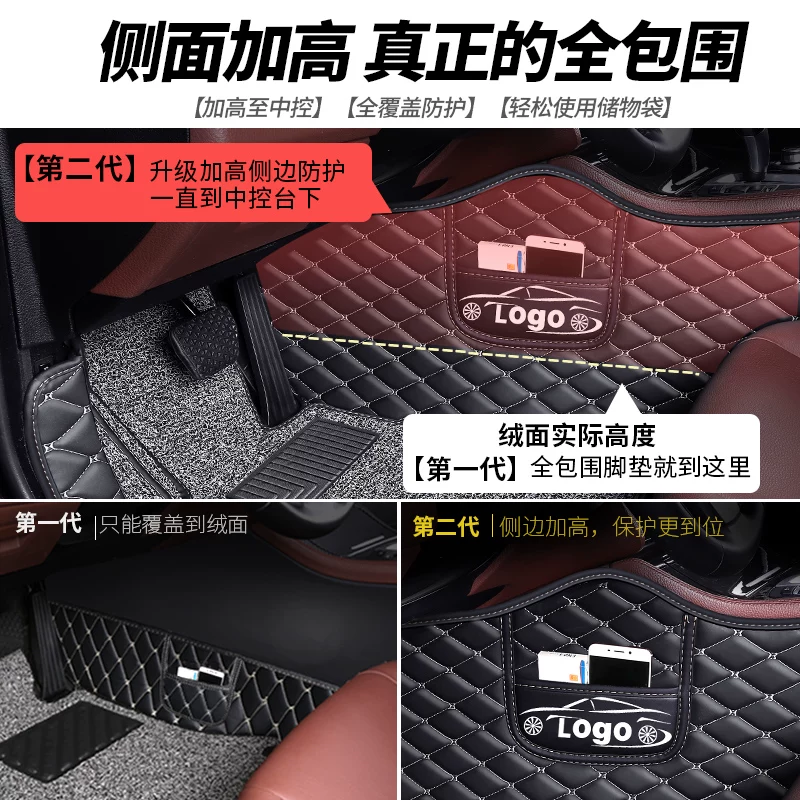 Подходящий к 2009 Corolla напольная подложка для Toyota, 12 лет автомобиль 2008 полный охват 2010 Shuangqing 2019 все включено