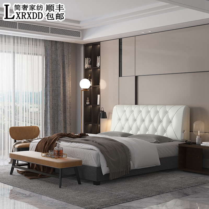 LXRXDD headbed cushion bed close to pillow headboard soft bag tatami big backrest cushion headliner bed cushions-Taobao
