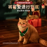 Рождественский демисезонный трикотажный шарф, плетеный удерживающий тепло нагрудник, чокер, декор