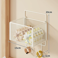 Модель белого маленького крючка (в комплекте липкий крючок + бесследные гвозди)