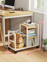 Трехслойная белая стойка с колесом