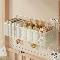 Модель с большим крючком белого цвета (в комплекте липкий крючок + бесследные гвозди)