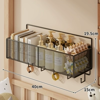 Модель с большим черным крючком (в комплекте липкий крючок + бесследные гвозди)