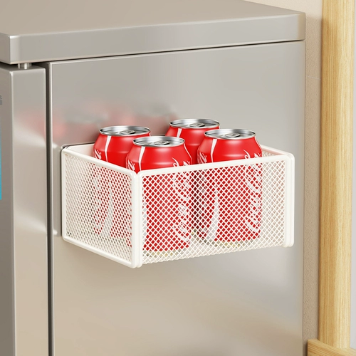 Полка для банок для приправ, кухонная настенная подвесная полка, магнитная настенная подвесная полка для хранения на холодильнике, боковая подвесная полка для холодильника, полка для хранения приправ