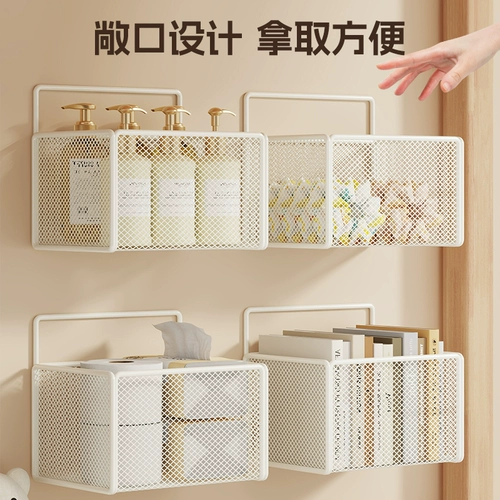 Настенная стойка для общежития, хорошие вещи, прикроватная тумбочка для общежития, подвесная корзина без перфорации, студенческая верхняя койка, настенная подвеска для хранения артефакта