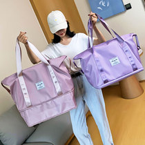 Travel bag female short-distance portable large-capacity sports fitness mens bag light waiting for production multi-function luggage bag