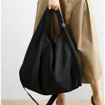 Lazy style big bag new leisure Joker Oxford cloth large capacity Womens bag art fan canvas bag shoulder shoulder bag