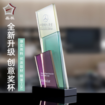 Trophy custom original K9 crystal trophy custom high grade trophy custom Company authorized brand dealer souvenir
