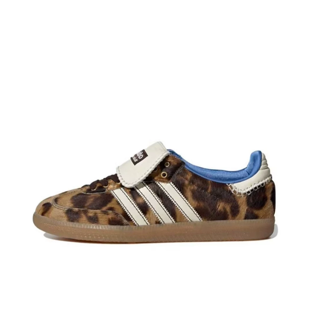 Объединенные кроссовки Samba Wales Bonner x adidas для мужчин и женщин с длинным язычком, ретро, 2023 новый