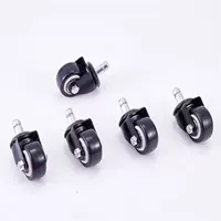 5 бесшумных колес (розетки)