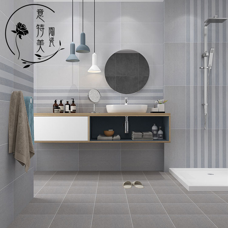 Gray Little Hemp Down Bathroom 300x600 bright glazed tile kitchen toilet tile tile floor tile