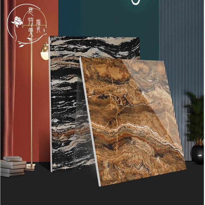 Living room non-slip floor tiles 800x800 bathroom King Kong marble tiles high-end hotel KTV engineering floor tiles