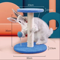 Teddy Velvete Claw Pillar Blue