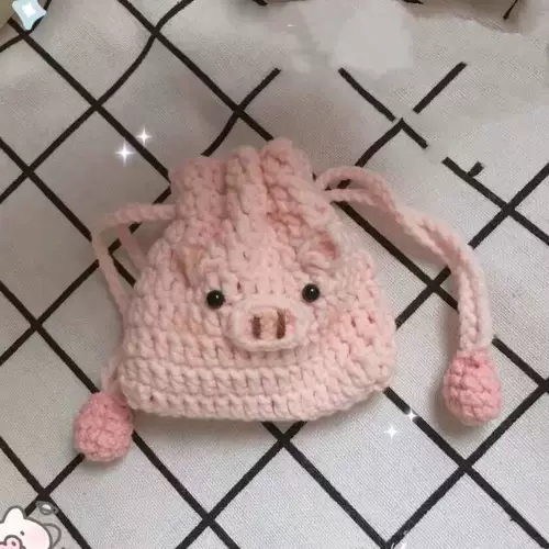 Кошелек, кролик, наушники, сумка для техники ручной работы, барсетка, набор материалов, плетеный крючок для вязания, небольшая сумка, тигр, «сделай сам»