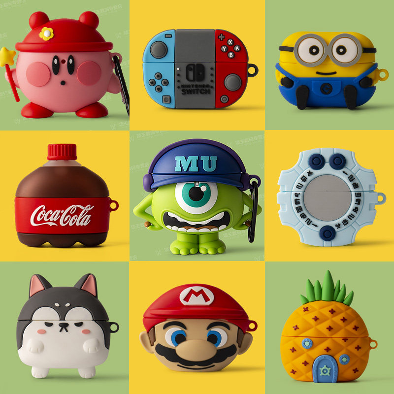 Freebuds Pro protects suite for free budspro headset silicone soft shell free ebudpro wireless Bluetooth headset protects the cute cartoon fr