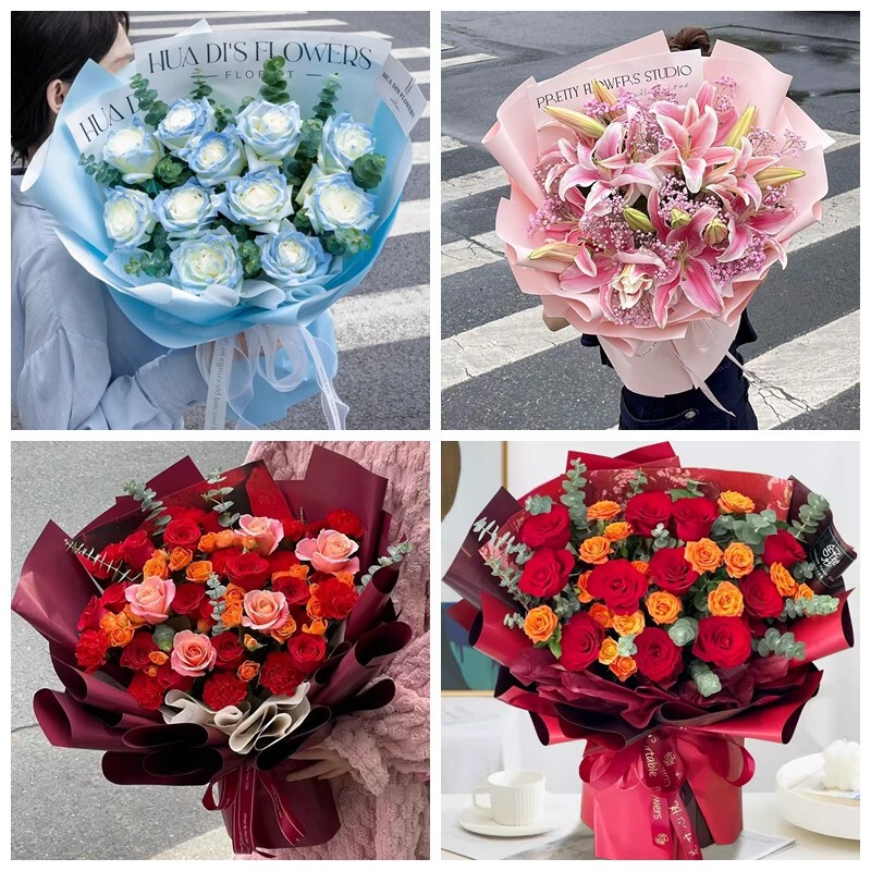 Flower Shop in Shantou City, Lufeng City, Hai Feng County, Luhe County Delivers Ice Blue and Red Roses and Lilies to Your Girlfriend Flower Shop in Shantou City, Lufeng City, Hai Feng County, Luhe County Delivers Ice Blue and Red Roses and Lilies to Your Girlfriend