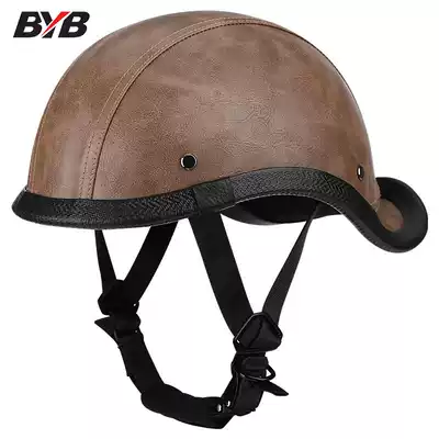 BYB retro hard hat upturned tail Harley hard hat Motorcycle male hard hat Electric car hard hat Female four seasons universal
