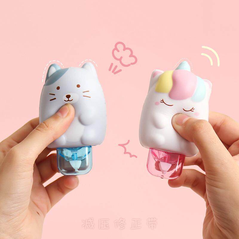 Decompression cat claw correction belt cartoon cute student transparent belt core correction belt slow rebound vent decompression correction belt