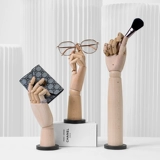 Реалистичная модель рук из натурального дерева, манекен головы, ювелирное украшение, подвеска, механический стенд, подвижный сустав