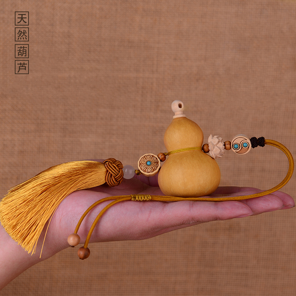 Handmade Copper Coin Neighbor Bedroom Auspicious Chinese Knot Gourd
