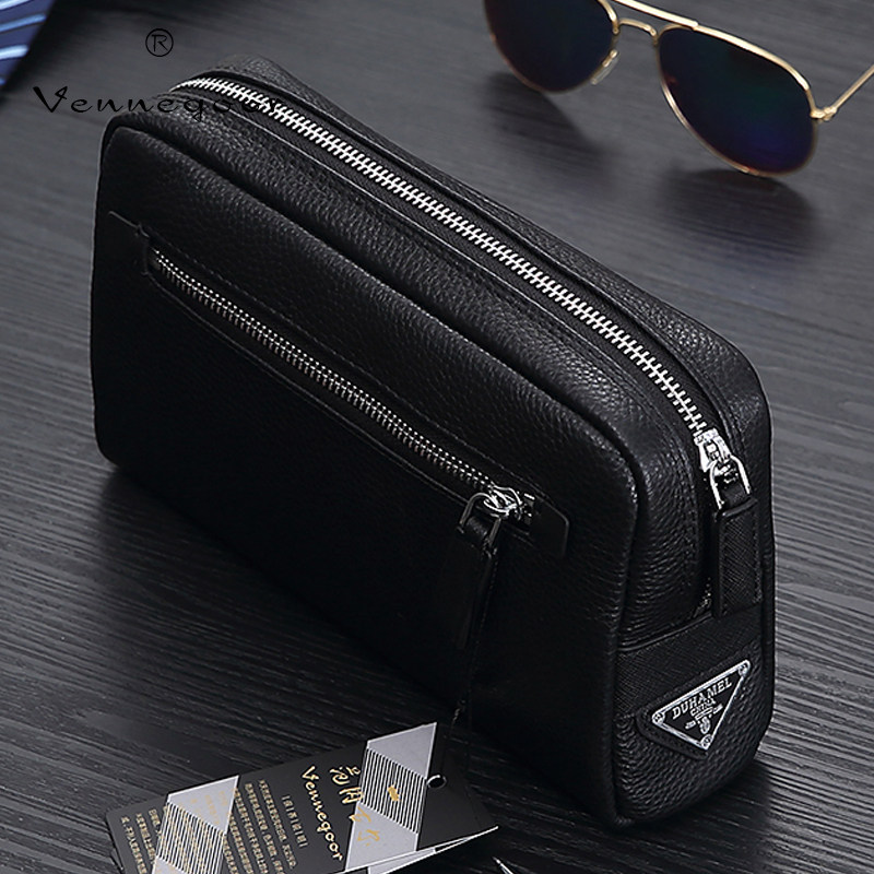 2021 New leather handbag male capacitor head skin handbag business leisure soft leather handbag bag