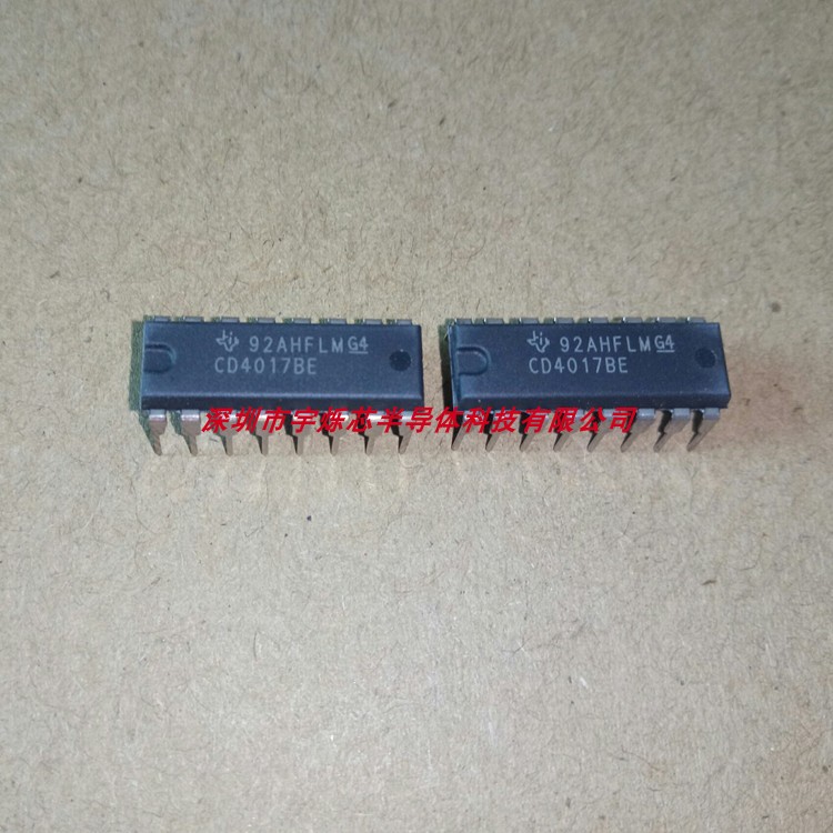 CD4017BE 4000 series CMOS logic device chip integrated circuit IC DIP16 new original