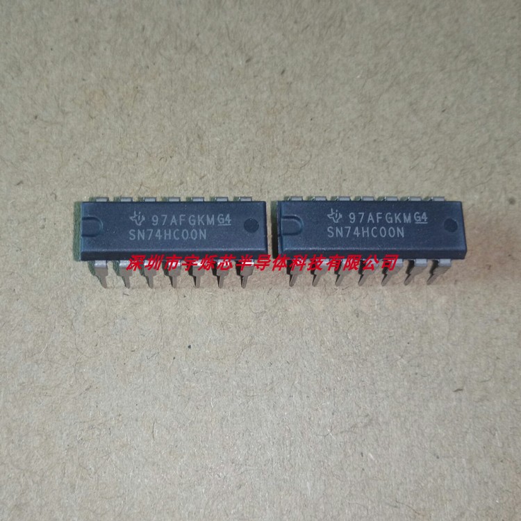 SN74HC00N four 2 input with non-gate logic circuit IC chip DIP14 package brand new original