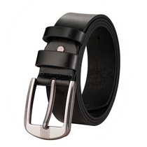 Manufacturer Direct genuine leather belt for men Business casual Western pants Jeans Cow Leather Girdle Belt Needle Buckle Belt