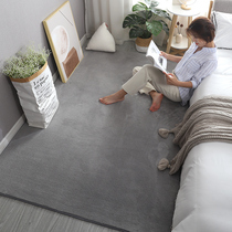 Carpet Bedroom Bedside Blanket Grey Living Room Plush Ground Mat Home Girl Princess Room Bed Former Dormitory Folk Mat