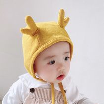 Baby hat Korean version of male and female baby ear protection hat cute super cute autumn and winter baby baby hat spring and autumn baby palace hat