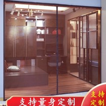 Custom large door curtain anti-willow wool gauze curtain magnet self-suction thickened countryside external anti-mosquito magic patch new magnetism