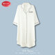 Palando Ice Silk Nightgown for Women Spring/Summer 2026 New Long-Sleeve Homewear Thin High-End Silk Pajamas