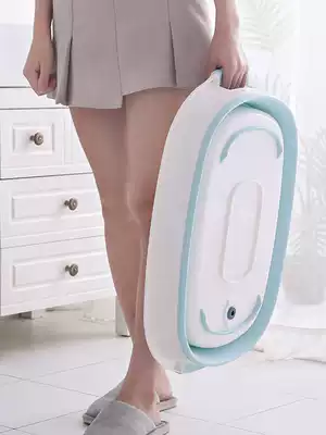 Foldable laundry basin home extra-large Baby Baby Baby bath tub extra-deepened thickened dormitory