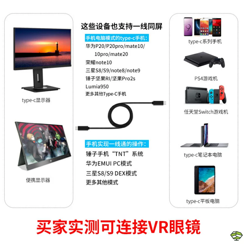 По линии Oculus Quest Link Thunderbolt 3GEN2 Emarker, экран двойной головки USB3.1Type-C номер
