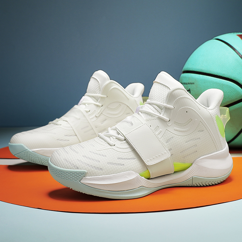 Water Splash 4 Basketball Shoes for Men, Size 6, Non-Slip, Wear-Resistant, Shock-Absorbing, Suitable for Students and Older Children, Spring and Summer Practical Sneakers for Women, with Friction Sound
