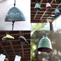 Iwate cast iron wind chime Mount Fuji retro Japanese metal wind chime scenic souvenir home creative hanging decoration