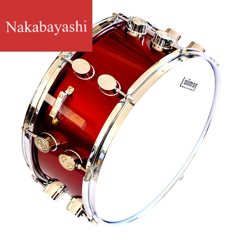 Wine red drum young pioneers snare drums jazz drum