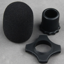 Thickened microphone cover sponge cover non-disposable windproof microphone cover anti-slip ring protective cover anti-fall KTV microphone cover