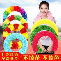 Hard ring wire garland sports meeting props opening ceremony kindergarten dance gymnastics circle equipment props colorful
