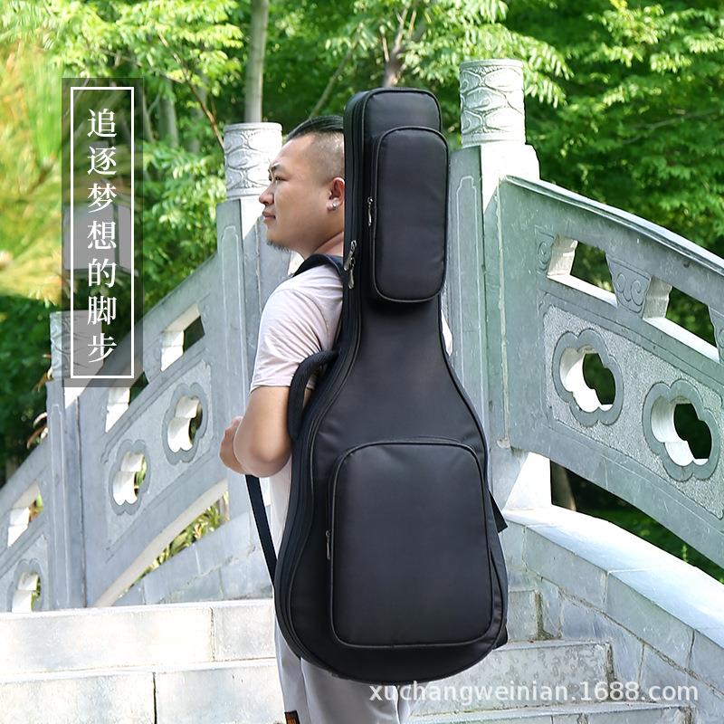 Thickened double shoulder guitar bag 41 inch 36 inch 38 inch 39 inch 40 inch universal guitar violin bag backpack bag sleeve-Taobao