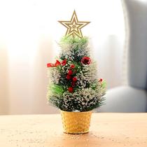 Christmas decorations table decorations simulated pine needles mini small Christmas tree package decorations shopping mall home Christmas tree custom