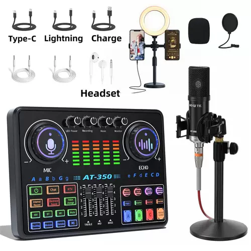 Комплект, оборудование, мобильный телефон, микрофон, английский, 48v, полный комплект