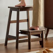 Stele Wood Step Stool Home Bootle room changing shoes stool creative Multifunction Stool High Stool