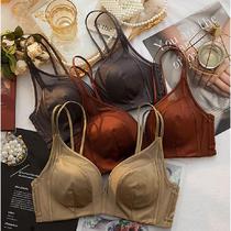Autumn Winter New 6903 mesh yarn No-scratches underwear Female small breasts Gathered Side Milk Adjustment Type without steel ring Meback bra