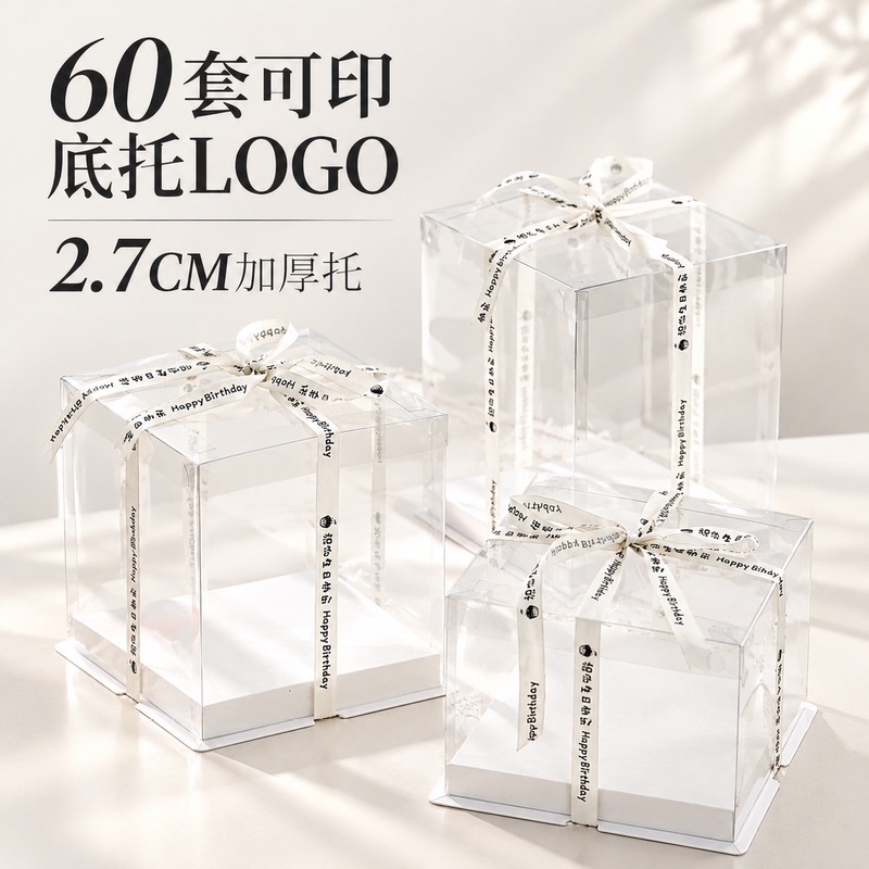 *Thickened Birthday Cake Box 6/8/10/12/14/ 16inch Double-Layered Heightened Packaging Box 36/40/43cm *Thickened Birthday Cake Box 6/8/10/12/14/ 16inch Double-Layered Heightened Packaging Box 36/40/43cm