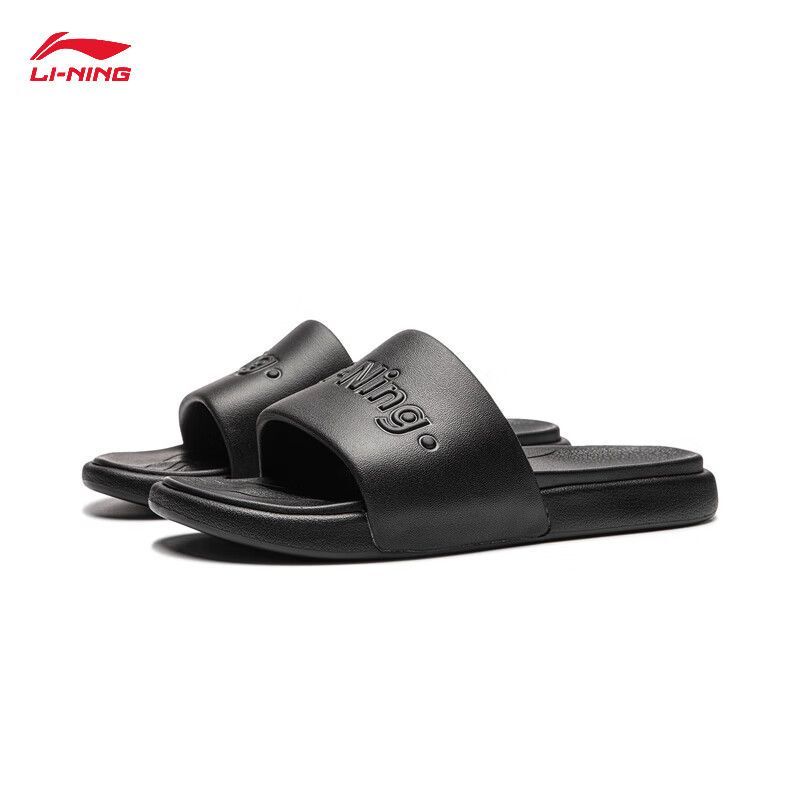 Li-Ning Biscuit Shoes | Men and Women Couples Wear Cool Slippers for Summer 2026, Fashionable, Soft, Non-Slip, Silent Slippers Agaw017