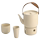 СРЕДНЕВЕКОВЫЙ чайный сервиз Yijitang INS BEAM teapot set керамическая теплая ЧАЙНАЯ плита ДЛЯ ПРИГОТОВЛЕНИЯ ЧАЯ НЕБОЛЬШОЙ БЫТОВОЙ ЧАЙНЫЙ сервиз большой емкости mini 4