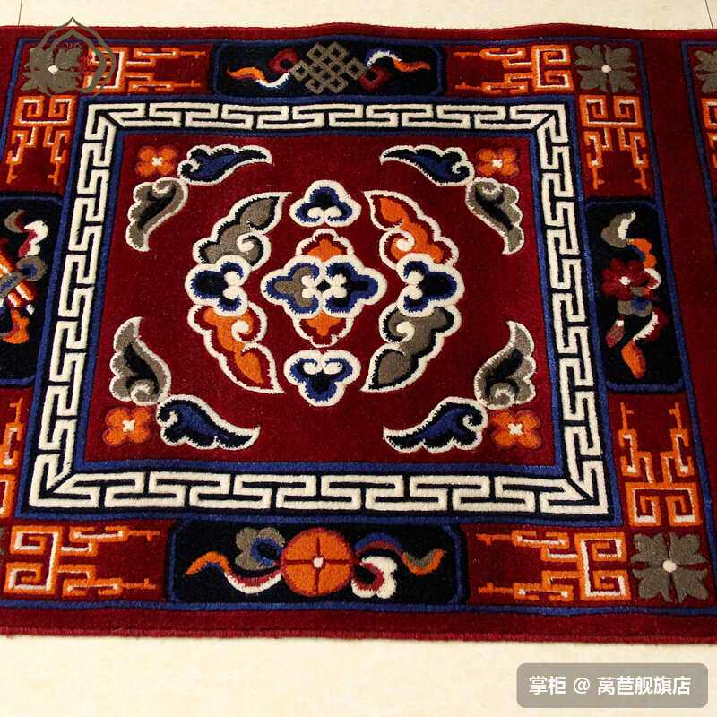 20212021 Tibetan j style style beating cushion repairs the Buddha cushion five-even sitting mantra for homework mat wool sitting